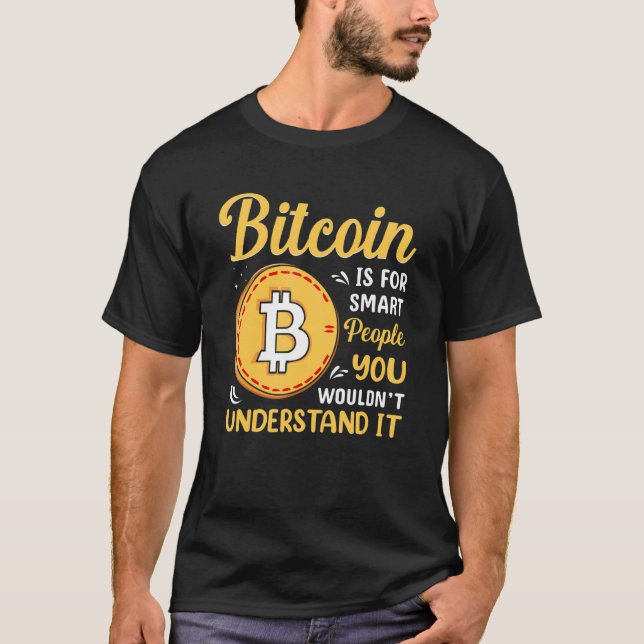 Camiseta Bitcoin Is For Smart People Blockchain HODL Cute M (Frente)