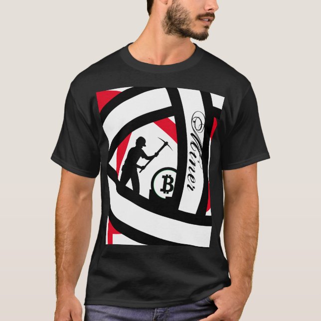 Camiseta BITCOIN MINER CRYPTO CURRENCY T-Shirt (Frente)