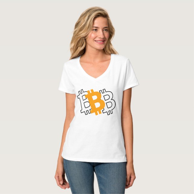Camiseta Bitcoin - moeda virtual para uma era digital (Frente Completa)