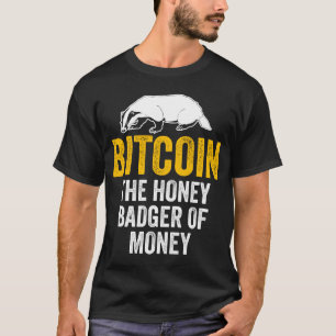 Camiseta BitCoin O Malvado Do Teto De Dinheiro