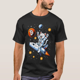 Camiseta Bitcoin para o Gato da Lua