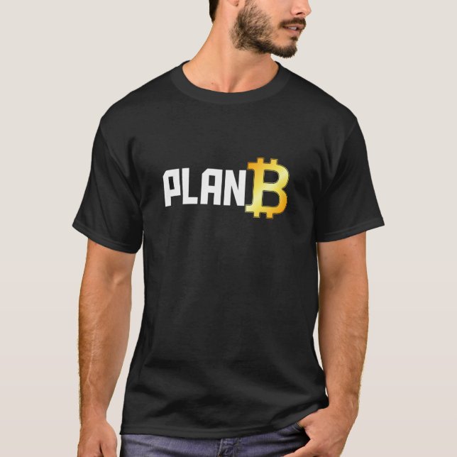 Camiseta Bitcoin Plan B Cryptocurrency Investor BTC Trader (Frente)