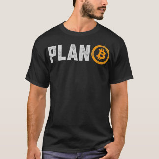 Camiseta Bitcoin Plan B HODL BTC Crypto Currency Traders Bl
