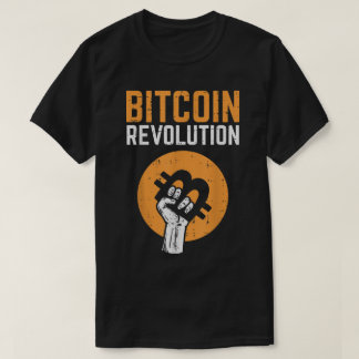 Camiseta Bitcoin Revolution Crypto Design