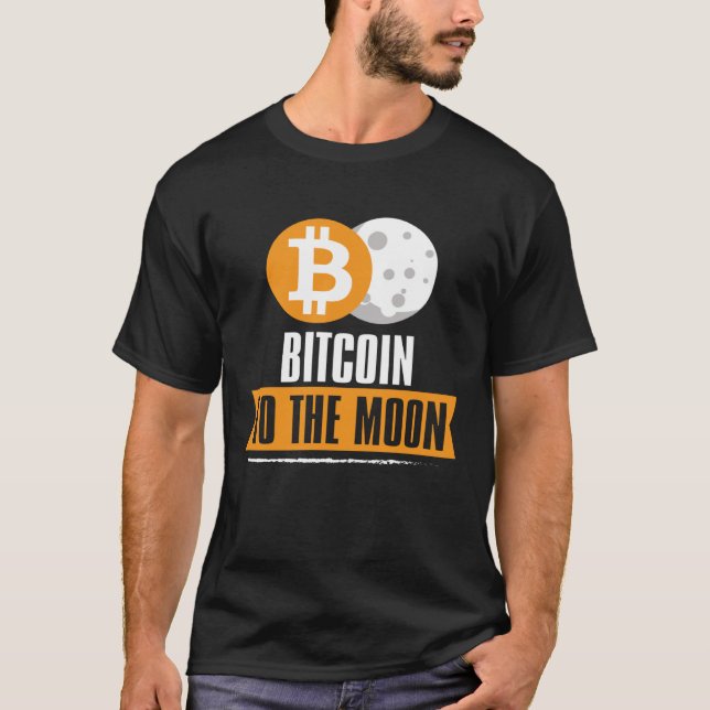 Camiseta Bitcoin to the Moon  BTC (Frente)
