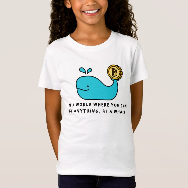 Camiseta Bitcoin Whale T-Shirt (Frente)