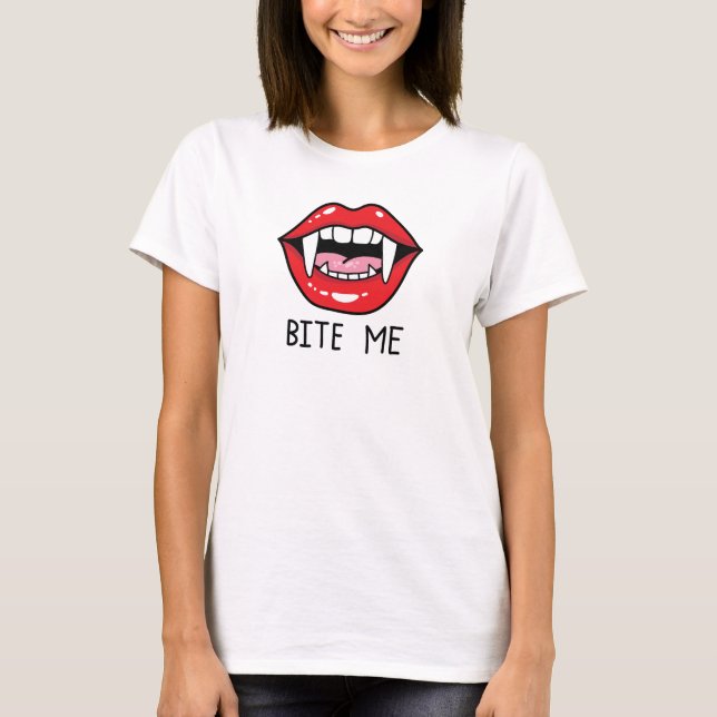 Camiseta Bite me  (Frente)