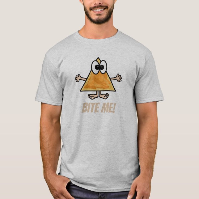 Camiseta Bite-me Nacho Chip T-shirt (Frente)