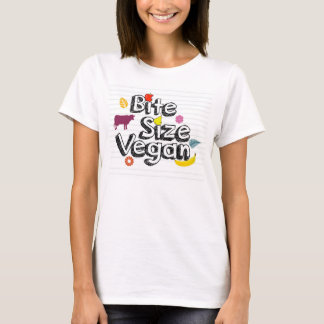 Camiseta BiteSizeVegan novo! (Cor/estilo seletos)