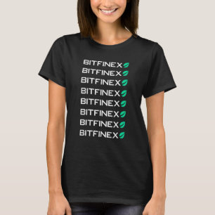 Camiseta Bitfinex Bolsa de Criptomoedas Bitcoin Ethereum Al