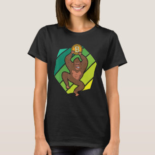 Camiseta Bitmoeda Gorilla Monkey Btc Crypto Strong