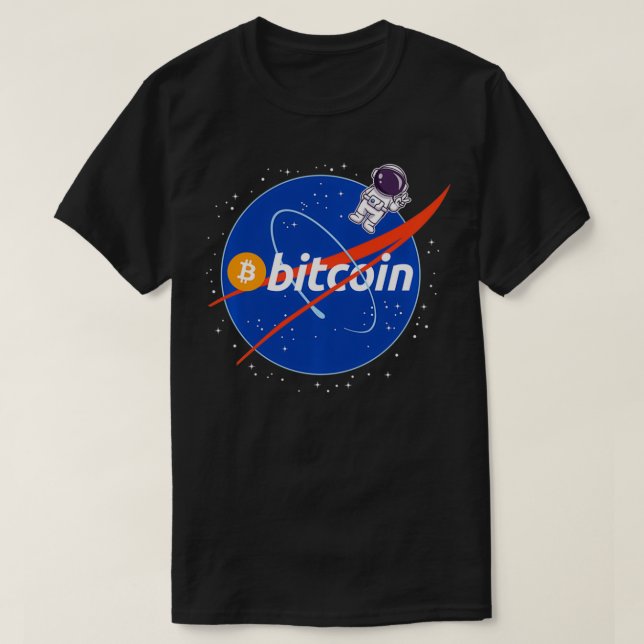 Camiseta Bitmoeda para a Criptomoeda Criptográfica do Astro (Frente do Design)