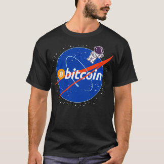 Camiseta Bitmoeda para a Criptomoeda Criptográfica do Astro