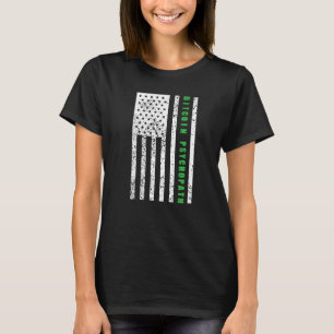 Camiseta Bitmoeda Psicopata Patriotismo Americano Bandeira