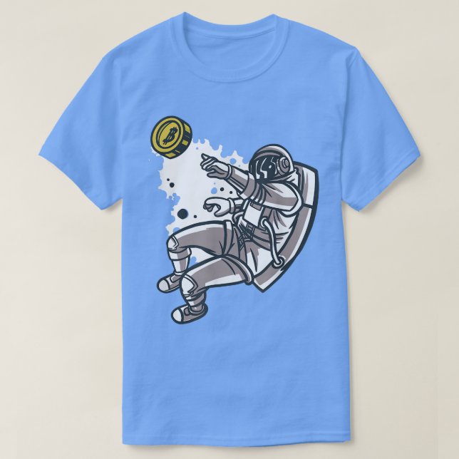 Camiseta Bitmoney ao Homem Espacial da Lua (Frente do Design)