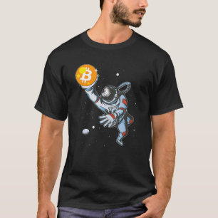 Camiseta Bitmoney BTC Blockchain Astronaut Cryptocurrency
