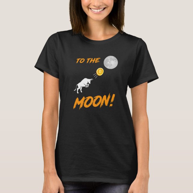 Camiseta Bitmoney Btc Para Touro-Lua (Frente)