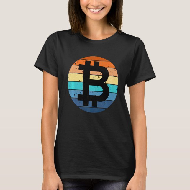 Camiseta Bitmoney Btc Sunset Crypto Memory Cryptocurrency (Frente)