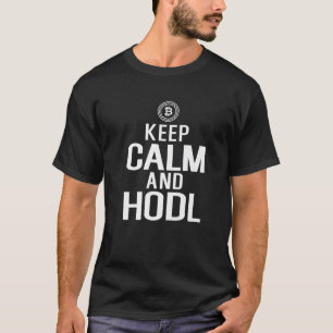 Camiseta Bitmoney Crypto Mantém Calma E HODL