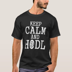 Camiseta Bitmoney Crypto Mantém Calma E Hodl 1