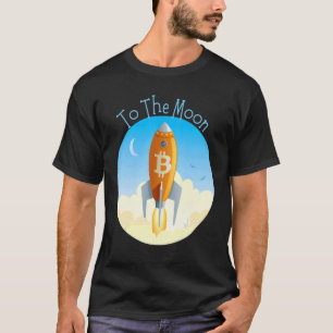 Camiseta Bitmoney Crypto To Moon NFT Blockchain Cryptocu