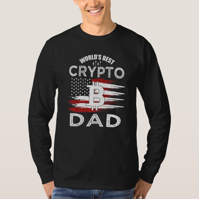 Camiseta Bitmoney Dourado Para Bitcoiner Crypto Pai Minor (Frente)