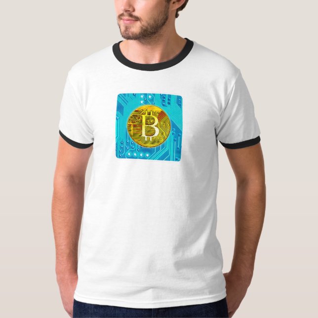 Camiseta Bitmoney e Chip de Criptomoeda (Frente)