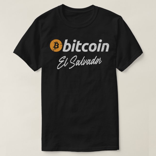 Camiseta Bitmoney El Salvador BTC Crypto Cryptocurrency Men (Frente do Design)