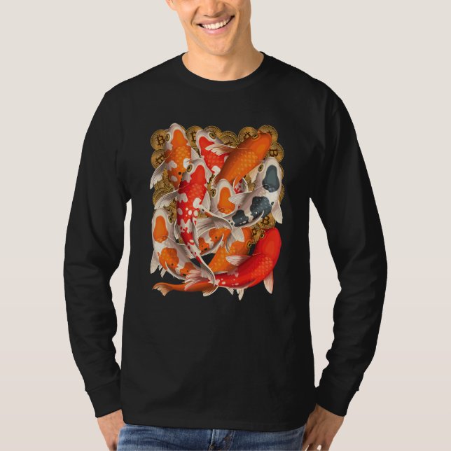 Camiseta Bitmoney Koi Fish Pond (Frente)