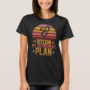 Camiseta Bitmoney meu plano de aposentadoria Retro Vintage 