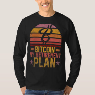 Camiseta Bitmoney meu plano de aposentadoria Retro Vintage