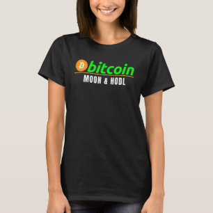 Camiseta Bitmoney Moon & Hodl Fun Bitmoney Crypto