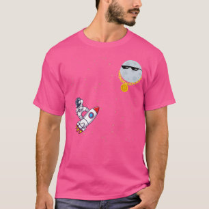 Camiseta Bitmoney para a lua, venda da BTC cripto crypto cr