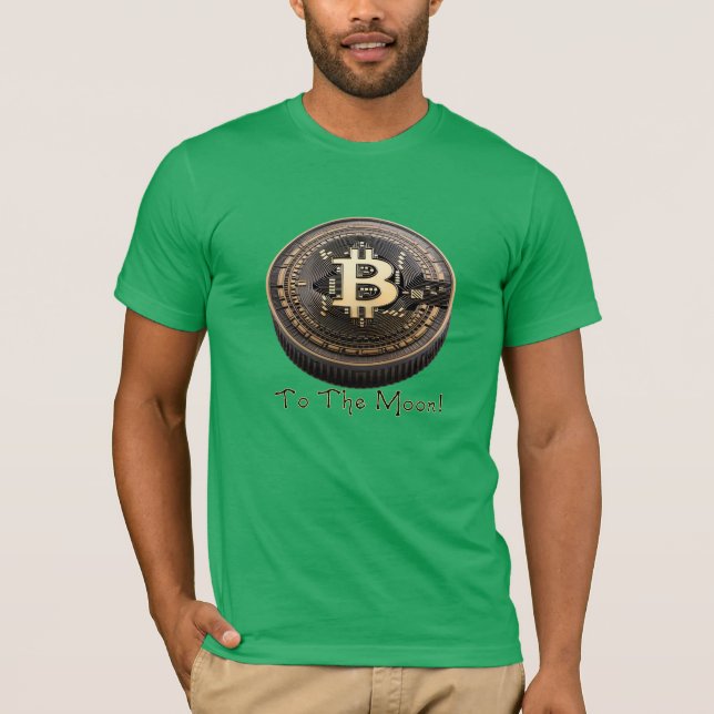 Camiseta Bitmoney para a Lua: Vista o Futuro da Cripto (Frente)