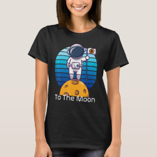 Camiseta Bitmoney Para O Astronauta Da Lua Nft Defi Crypto