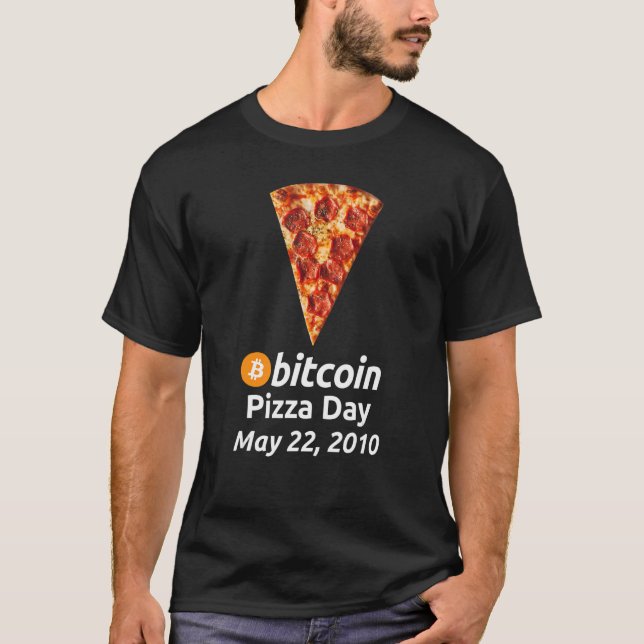 Camiseta Bitmoney Pizza Day 22 De Maio De 2010 (Frente)