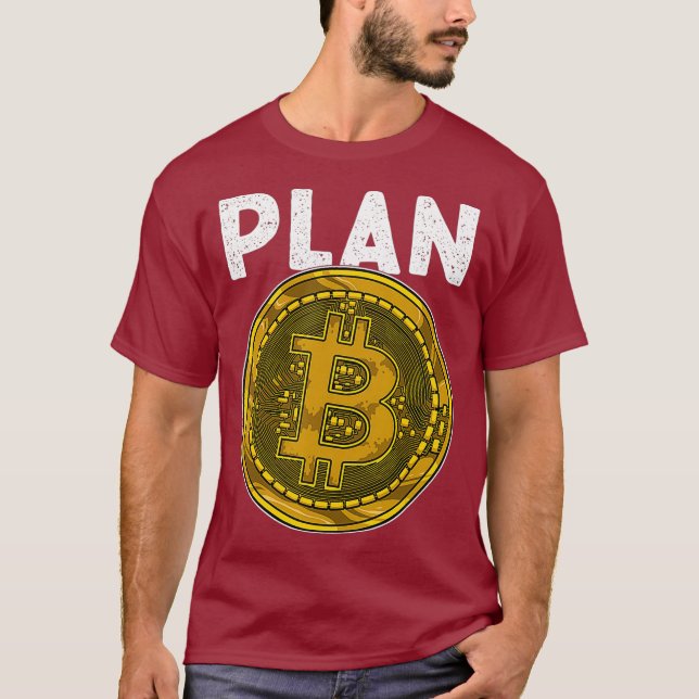 Camiseta Bitmoney PLAN B Comerciantes Criptográficos Legal  (Frente)