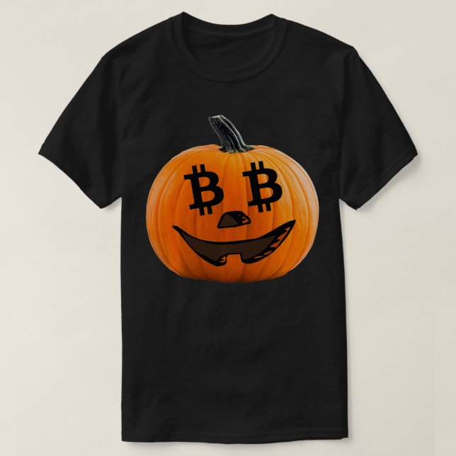 Camiseta Bitmoney Pumpkin (Frente do Design)