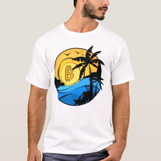 Camiseta Bitmoney Summer - Moeda cripto (Frente)