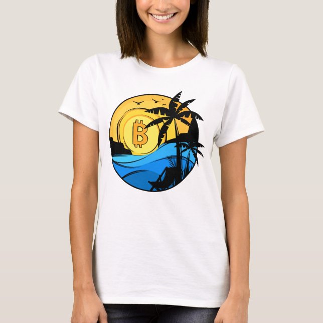 Camiseta Bitmoney Summer - Moeda cripto (Frente)