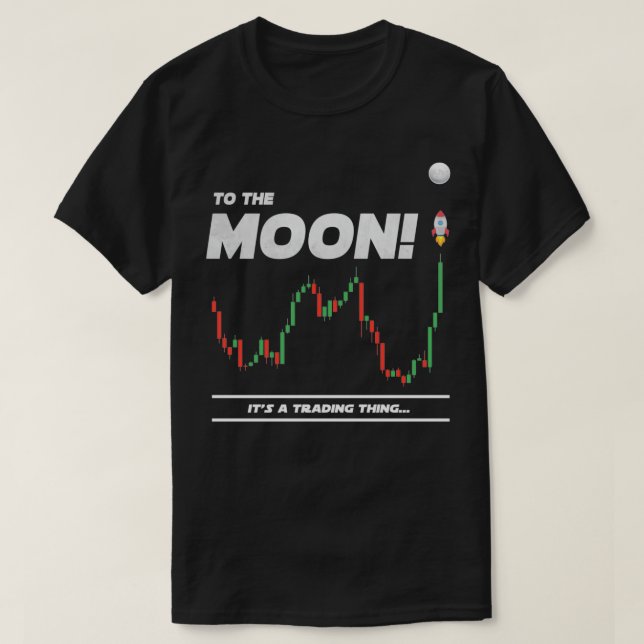 Camiseta Bitmoney Trader To Moon Crypto (Frente do Design)