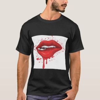 Camiseta Bitten Lips T-Shirt – Bold, Stylish & Unapologetic
