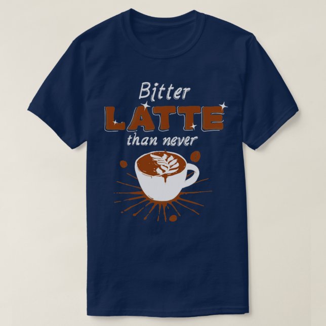 Camiseta Bitter Latte (Frente do Design)