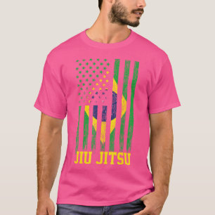 Camiseta Bjj Brasil Bandeira dos Estados Unidos