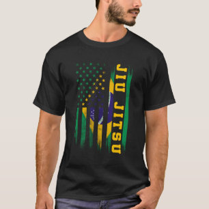 Camiseta Bjj Brasil Bandeira dos Estados Unidos