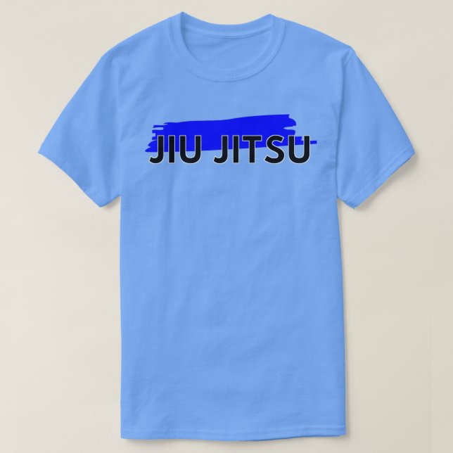 Camiseta Bjj Brasil Jiu Jitsu Blue Belt (Frente do Design)