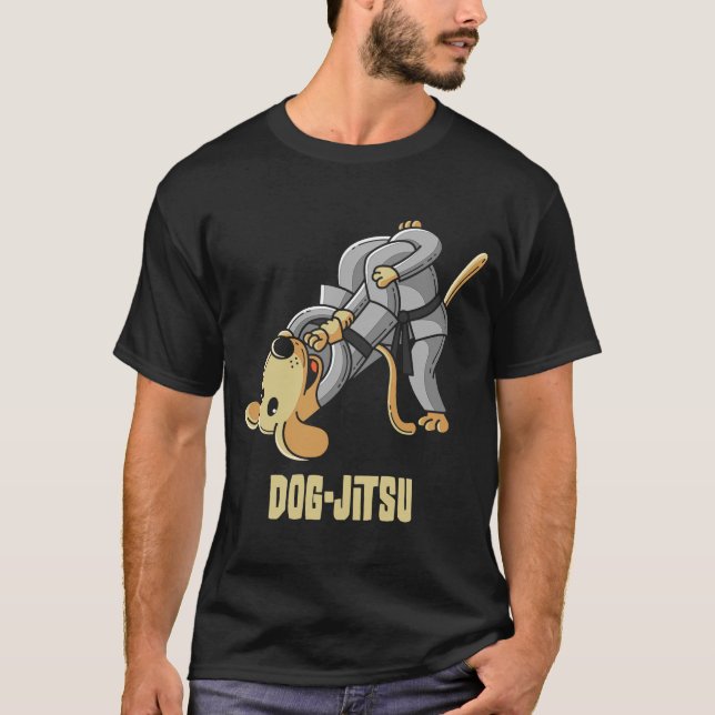 Camiseta BJJ Cachorro brasileiro Jiu Jitsu (Frente)