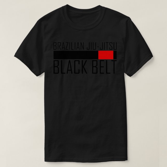 Camiseta BJJ - Cinturão preto no Brasil Jiujitsu (Frente do Design)