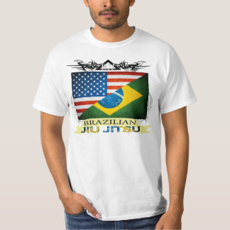Camiseta BJJ embandeira o t-shirt da fusão