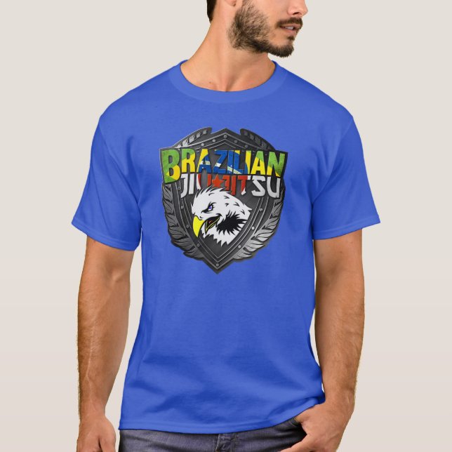 Camiseta BJJ - Escudo Jiu Jitsu (Frente)